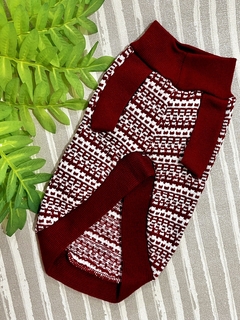 Blusa de Tricô King Vermelho para cachorro e gato na internet