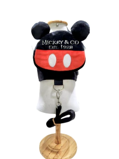 Peitoral Mochila Mouse Preta para cachorro e gato