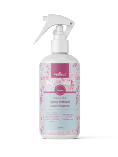 Spray de Limpeza (Banho a Seco) Vetfleur Limpa Patinhas e Corpo 200ml