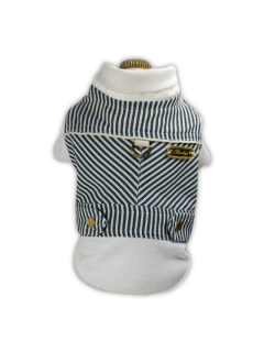 Jaqueta Delicate Linho Blusa Branca para cachorro e gato