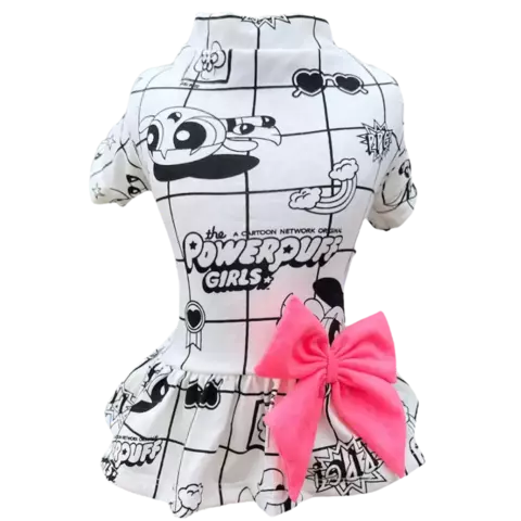 Vestido Meninas Super Poderosas para cachorro