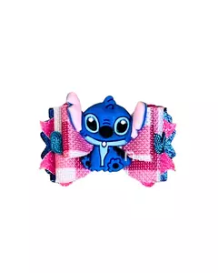 Laço Lonita Luxo Stitch Xadrez para cachorro e gato