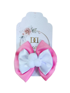 Laço Páscoa Rosa Orelhudo para cachorro e gato - comprar online