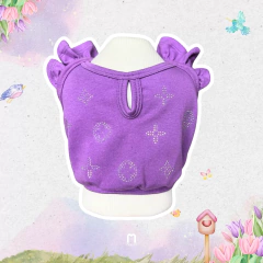 Regatinha Cropped Lavanda Logos para cachorro e gato na internet