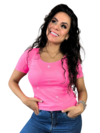 Blusa Adulto Logos Pink