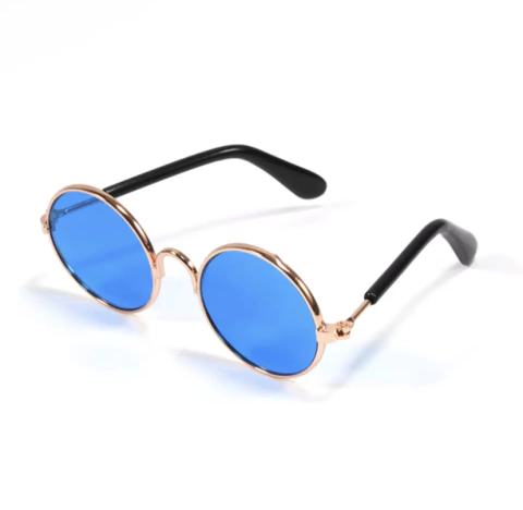 Óculos de Sol Vintage Azul para cachorro e gato