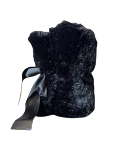 Manta Térmica e Antialérgica Baby Preta para cachorro e gato