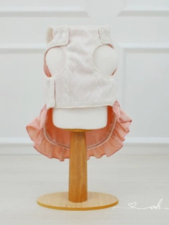 Casaco Ursa Pérolas Salmão para cachorro e gato - comprar online