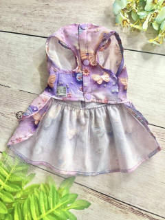Vestido Borboletas e Pérolas para cachorro - comprar online
