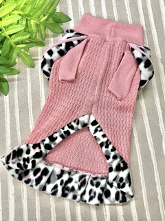 Vestido de Tricô Tigresa Rosa Bebê para cachorro e gato - comprar online