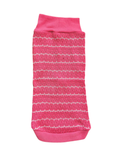 Blusa de Tricô Floquinho Rosa Chiclete para cachorro e gato - Estilo de Vida Pet