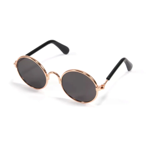 Óculos de Sol Vintage Preto para cachorro e gato