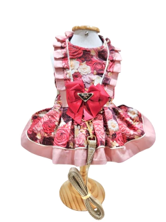 Vestido Peitoral Glamour para cachorro (acompanha guia) - Estilo de Vida Pet