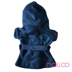Roupão Azul Marinho Forrado para cachorro e gato - loja online