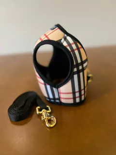 Peitoral Frontal Xadrez Malloo para cachorro e gato - comprar online