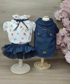 Camisa Love Jeans para cachorro e gato - comprar online