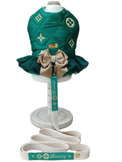 Peitoral Encanto Verde Fêmea para cachorro na internet