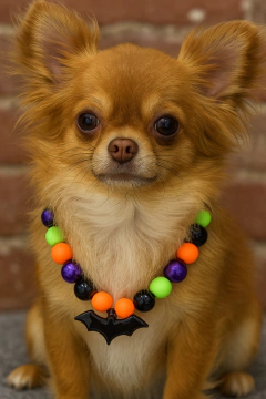 Colarzinho Halloween para cachorro e gato