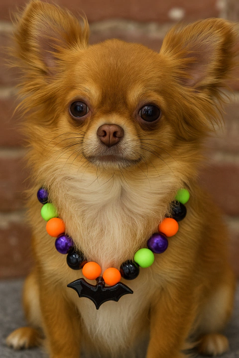 Colarzinho Halloween para cachorro e gato