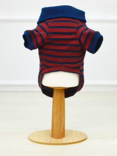 Camisa Polo Listrada para cachorro e gato - comprar online