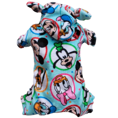 Pijama Fleece Turma Mickey para cachorro e gato