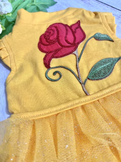 Regatinha Bela Amarela com Tutu para cachorro e gato - comprar online