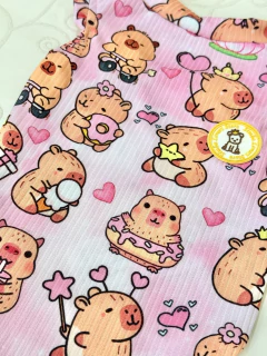 Camiseta Regatinha Capivara Rosa para cachorro e gato - comprar online