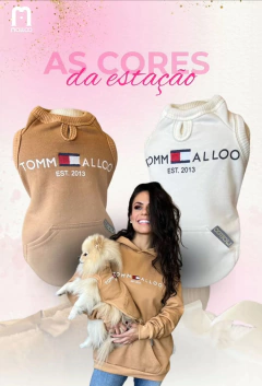 Moletom Tommalloo Off White para cachorro e gato - comprar online
