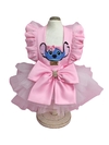 Vestido Stitch Rosa para cachorro e gato