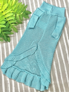 Vestido de Tricô Naná Tiffany para cachorro e gato na internet