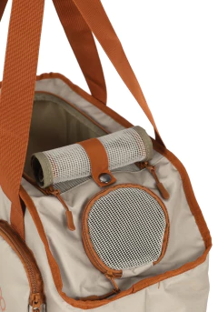 Bolsa Transporte e Passeio Veículo Bege para cachorro e gato - comprar online