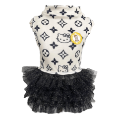 Regatinha Hello Kitty Off e Preta com Tutu para cachorro e gato - comprar online