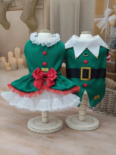 Vestido Natal Encanto Elfa Verde para cachorro e gato - comprar online