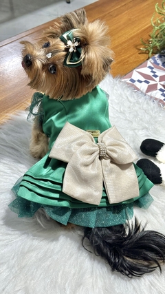 Vestido Natal Lovely Verde para cachorro e gato - comprar online