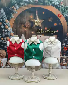 Fraque Natal Lovely Verde para cachorro e gato - loja online