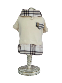 Camisa Xadrez Camel para cachorro e gato na internet