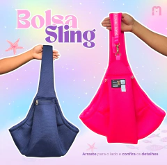 Sling Aerado Marinho para cachorro - Estilo de Vida Pet