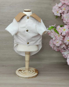 Camisa Love Linho Caramelo para cachorro e gato - comprar online