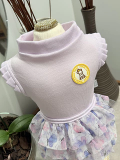 Regatinha Lilás e Borboletinhas Tutu para cachorro e gato na internet