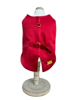 Imagem do Fraque Natal Lovely Vermelho para cachorro e gato