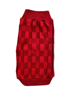 Blusa de Tricô Duque Vermelho para cachorro e gato - Estilo de Vida Pet