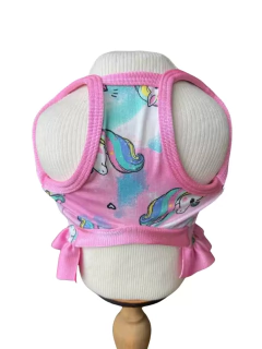 Maiô de Praia Unicórnio para cachorro - Estilo de Vida Pet
