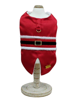 Imagem do Fraque Natal Noel Vermelho para cachorro e gato
