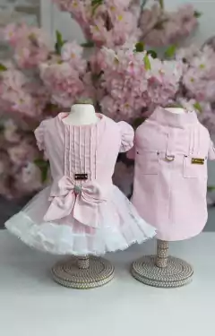 Imagem do Vestido Candy Rosa para cachorro e gato