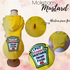 Moletom Mustard para cachorro - loja online