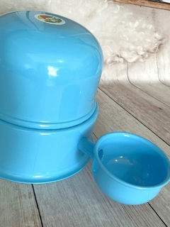 Bebedouro Pet Vida Mansa Alumínio Azul BB Cachorrão - Capac 3L - Estilo de Vida Pet