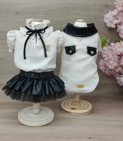 Camisa Love Linho Preta para cachorro e gato - comprar online