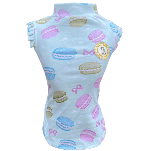 Camiseta Regatinha Macarron Verde para cachorro e gato