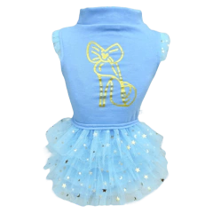 Regatinha Cinderela com Tutu para cachorro e gato - Estilo de Vida Pet