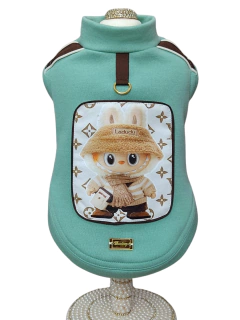 Moletom Labubu Verde para cachorro e gato